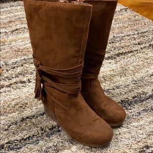 143 Girl Wedge Boots